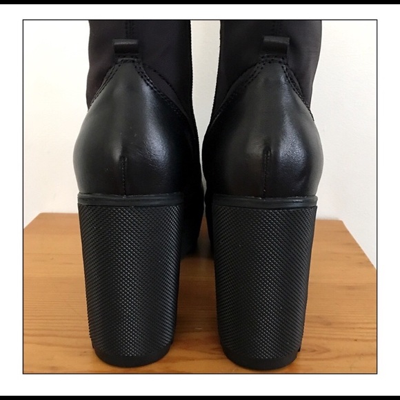 Atelje 71 black platform boots/ neoprene - Picture 4 of 4